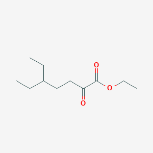 molecular formula C11H20O3 B8424724 Ethyl 5-ethyl-2-oxoheptanoate 