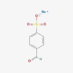 molecular formula C7H5NaO4S B084250 Sodium p-formylbenzenesulphonate CAS No. 13736-22-6