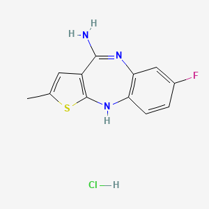 molecular formula C12H11ClFN3S B8425091 EINECS 300-184-5 CAS No. 93923-93-4