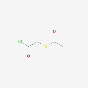 molecular formula C4H5ClO2S B084253 S-(2-Chloro-2-oxoethyl) ethanethioate CAS No. 10553-78-3