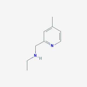 molecular formula C9H14N2 B8425362 Ethyl-(4-methyl-pyridin-2-ylmethyl)-amine 