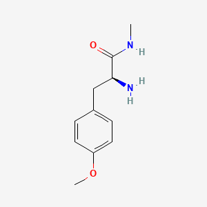 molecular formula C11H16N2O2 B8425370 O-methyl-L-tyrosine N-Methylamide 