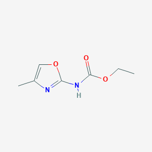 molecular formula C7H10N2O3 B8425396 Ethyl N-(4-methyl-2-oxazolyl)carbamate 