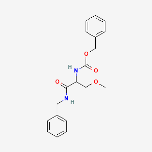 molecular formula C19H22N2O4 B8425426 N-Benzyl 2-(Carbobenzyloxyamino)-3-Methoxypropionamide 