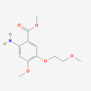 Methyl 2-amino-4-methoxy-5-(2-methoxyethoxy)benzoate
