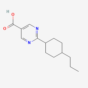trans-2-(4-Propylcyclohexyl)-5-pyrimidinecarboxylic acid