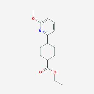 trans-4-(6-Methoxy-pyridin-2-yl)-cyclohexanecarboxylic acid ethyl ester