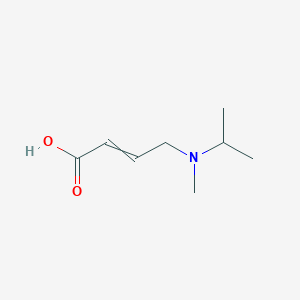 4-[Methyl(propan-2-yl)amino]but-2-enoic acid