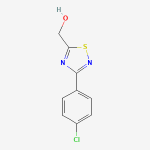 [3-(4-Chlorophenyl)-[1,2,4]thiadiazol-5-yl]-methanol