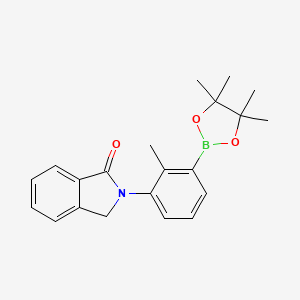2-(2-Methyl-3-(4,4,5,5-tetramethyl-1,3,2-dioxaborolan-2-yl)phenyl)isoindolin-1-one