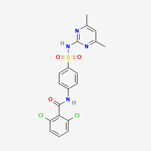 2,6-dichloro-N-[4-(4,6-dimethylpyrimidin-2-yl-sulfamoyl)-phenyl]-benzamide