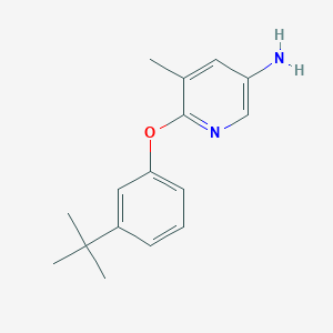 6-(3-Tert-butyl-phenoxy)-5-methyl-pyridin-3-ylamine