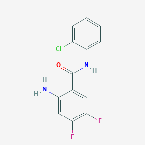 2-amino-N-(2-chlorophenyl)-4,5-difluorobenzamide