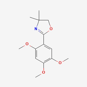 molecular formula C14H19NO4 B8425683 2-(2,4,5-Trimethoxyphenyl)-4,4-dimethyl-2-oxazoline CAS No. 64957-88-6