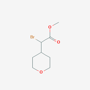 Methyl 2-bromo-2-(tetrahydro-2H-pyran-4-yl)acetate