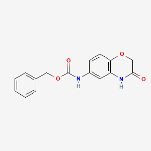 (3-Oxo-3,4-dihydro-2h-benzo[1,4]oxazin-6-yl)-carbamic acid benzyl ester