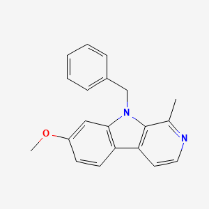 9-Benzyl-7-methoxy-1-methyl-beta-carboline