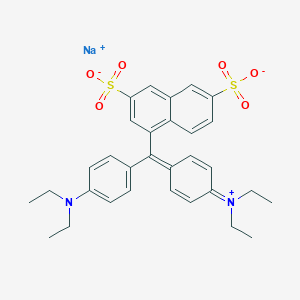 molecular formula C31H33N2NaO6S2 B084260 Acid green 16 CAS No. 12768-78-4