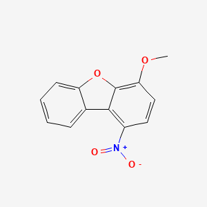 molecular formula C13H9NO4 B8426047 4-Methoxy-1-nitro-dibenzofuran 