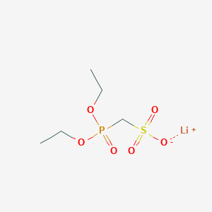 molecular formula C5H12LiO6PS B8426208 Lithium(diethoxyphosphoryl)methanesulfonate 