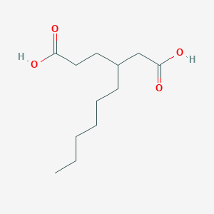 molecular formula C12H22O4 B8426267 beta-n-Hexyladipic Acid 