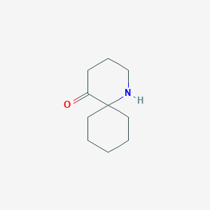 molecular formula C10H17NO B8426322 1-Azaspiro[5.5]undecan-5-one 