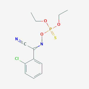 molecular formula C12H14ClN2O3PS B084264 Chlorphoxim CAS No. 14816-20-7