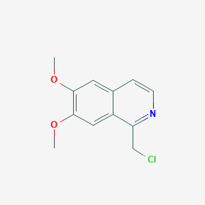 molecular formula C12H12ClNO2 B8426648 1-Chloro-(6,7-dimethoxyisoquinolin-1-yl)methane 