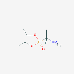 molecular formula C7H14NO3P B8426651 Diethyl alpha-isocyanoethylphosphonate 