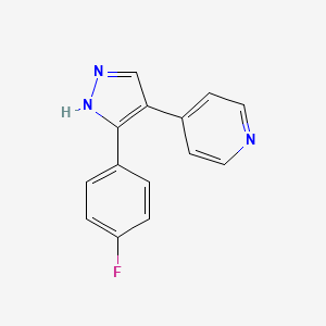 4-[3-(4-Fluorophenyl)-1h-Pyrazol-4-Yl]pyridine
