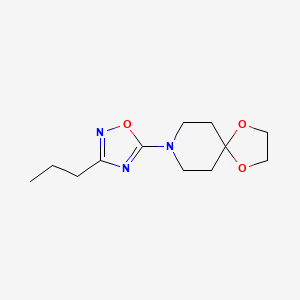 8-(3-Propyl-[1,2,4]oxadiazol-5-yl)-1,4-dioxa-8-aza-spiro[4.5]decane