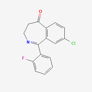 8-Chloro-1-(2-fluorophenyl)-3,4-dihydro-benzo[c]azepin-5-one