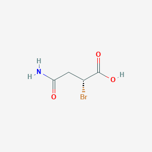 (R)-2-Bromo-3-carbamoylpropionic Acid