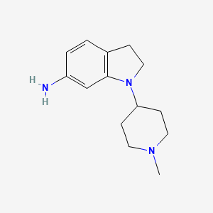 1-(1-Methyl-4-piperidyl)indoline-6-ylamine