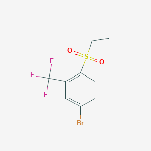 4-Bromo-1-(ethylsulfonyl)-2-(trifluoromethyl)benzene