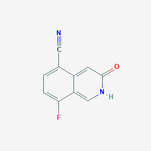 8-Fluoro-3-hydroxyisoquinoline-5-carbonitrile