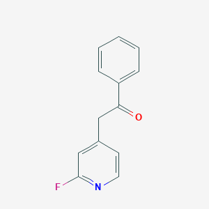 2-(2-Fluoropyridin-4-yl)-1-phenylethanone