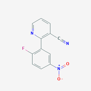 2-(2-Fluoro-5-nitrophenyl)nicotinonitrile