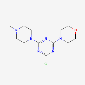 4-(4-Chloro-6-(4-methylpiperazin-1-yl)-1,3,5-triazin-2-yl)morpholine