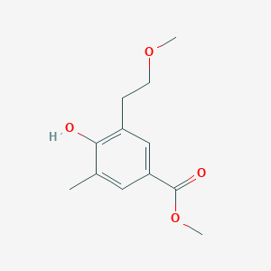 Methyl 4-hydroxy-3-(2-methoxyethyl)-5-methylbenzoate