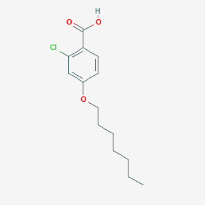 4-Heptyloxy-2-chlorobenzoic acid