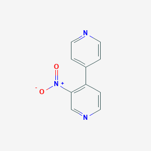molecular formula C10H7N3O2 B084272 3-Nitro-4-(4/'-pyridyl) pyridine CAS No. 14804-92-3