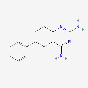 6-Phenyl-5,6,7,8-tetrahydroquinazoline-2,4-diamine