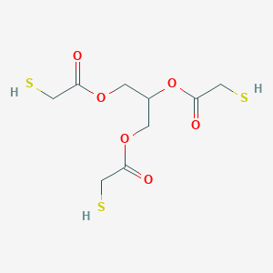 molecular formula C9H14O6S3 B084273 1,2,3-Propanetriyl tris(mercaptoacetate) CAS No. 14974-53-9
