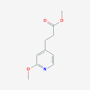 B8427513 3-(2-Methoxy-pyridin-4-yl)-propionic acid methyl ester CAS No. 102336-08-3