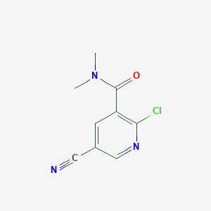 2-chloro-5-cyano-N,N-dimethylnicotinamide