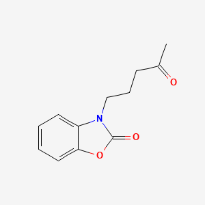 3-(4-oxopentyl)-3H-benzoxazol-2-one