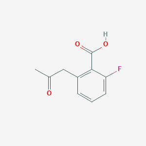2-Fluoro-6-(2-oxo-propyl)-benzoic acid