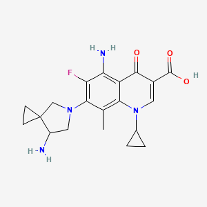 molecular formula C20H23FN4O3 B8427614 Olamufloxacin 