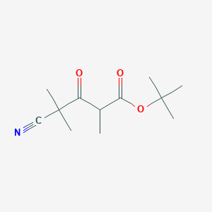Tert-butyl 4-cyano-2,4-dimethyl-3-oxopentanoate